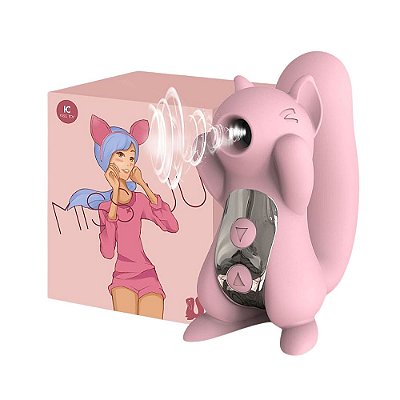 Vibrador com Pulsação e Vibração: Formato Esquilo - IC Kistoy Miss U