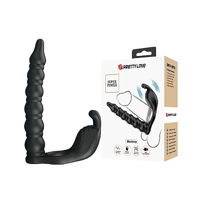 Anel Companheiro Com Plug Anal: Dupla Penetração - Pretty Love Blackney