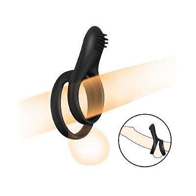 Anel Peniano Duplo Em Silicone - S-Hande Jerry