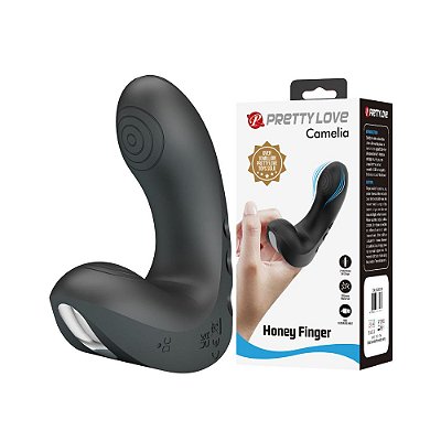 Dedeira Vibratória Recarregável: 7 Modos - Pretty Love Camelia