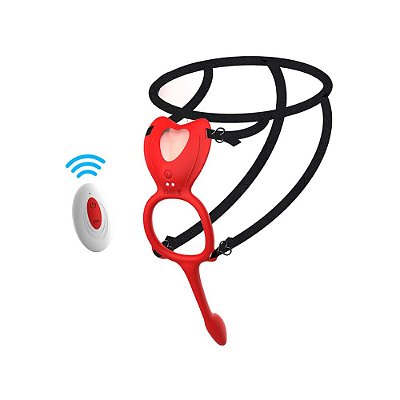 Cinta Vibratória: Estímulo Anal e Clitoriano com Controle - Janice