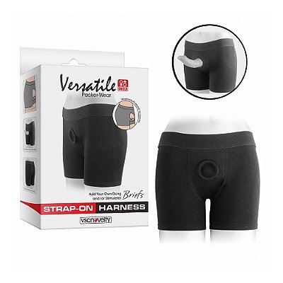 Cinta Peniana: Formato de Cueca Boxer Strapon Harness - Vscn Velty