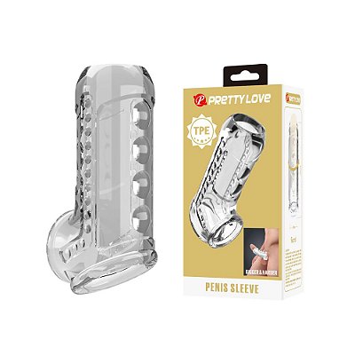 Capa Peniana Vazada: Anel para Escroto Clear - Pretty Love Farrel