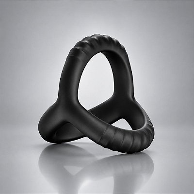 Anel Peniano Duplo Lust of Love M2 – Silicone Flexível com Textura Ondulada