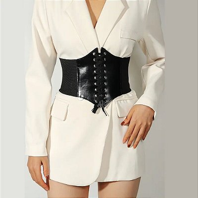 Cinta Larga Estilo Corset Underbust Lust of Love – Elástica com Amarração Frontal