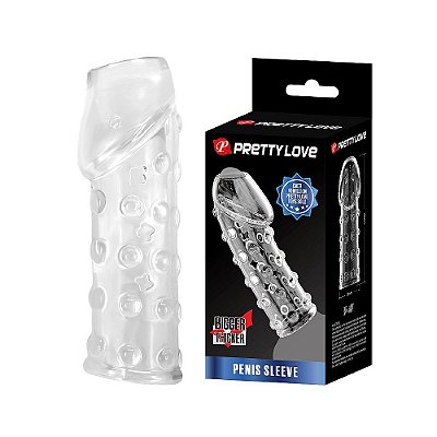 Capa Peniana Em Silicone Ultra Macia e Flexível - Pretty Love Griff