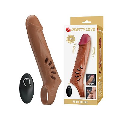 Capa Peniana Vibratória com Controle Sem Fio - Pretty Love Owanell