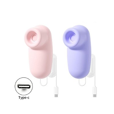 Cápsula Estimuladora Type-C com Sucção por Ondas de Pressão