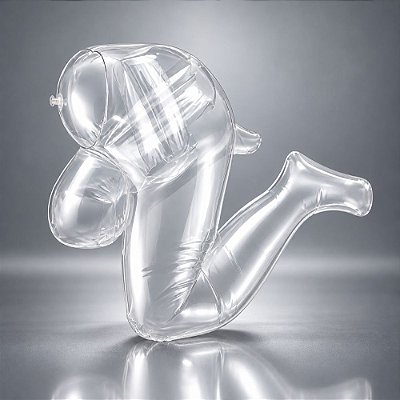 Masturbador Inflável Crystal Legs Lust Of Love (100cm) – Realismo Translúcido em Escala Real