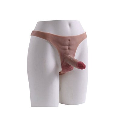 Cinta Peniana com Detalhe Abdômen e Prótese 14 cm | Cintura Ajustável 160 Cm