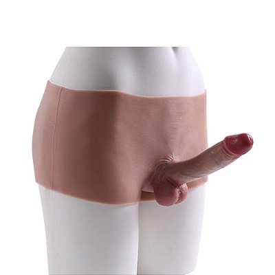 Cinta Peniana Com Prótese Realística 17 cm | Ajuste até 120 Cm
