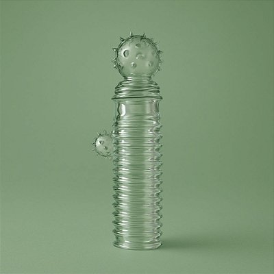 Capa Peniana com Saliências Aneladas e Esfera Extensora – Textured Sleeve