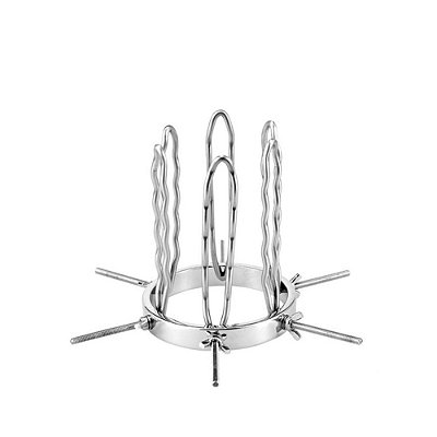 Plug Anal Expansor com 6 Hastes e Pontas Arredondadas – Abertura de até 10 cm