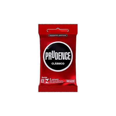 Preservativo Prudence Clássico: Segurança e Lubrificação (3 unidades)