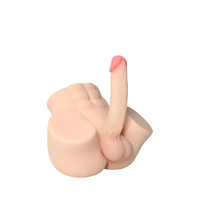 Masturbador Bumbum Masculino Com Pênis Realista E Ânus TPE – Torso Homem 5,4kg