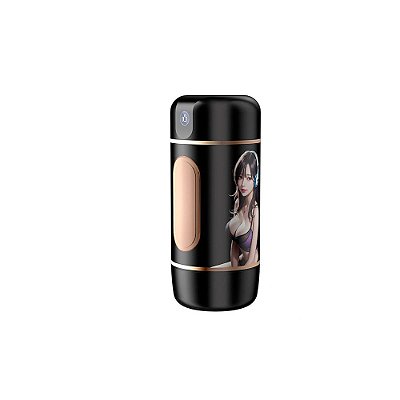 Masturbador Masculino Tubo Vagina Texturizada Com Tampa – Pussy Masturbator