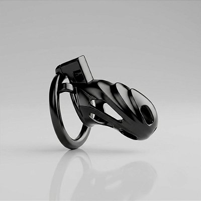 Cinto De Castidade Masculino - Design Respirável e Vazado - Dispositivo BDSM Com 3 Anéis