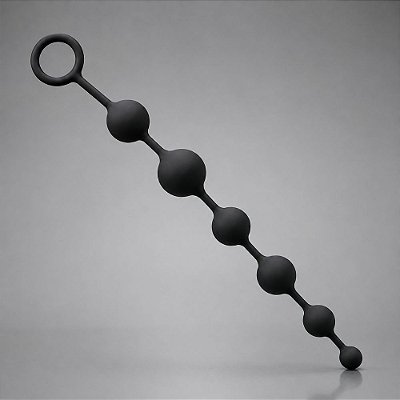 Bolinhas De Pompoarismo Em Silicone Cordão Com 6 Esferas Progressivas