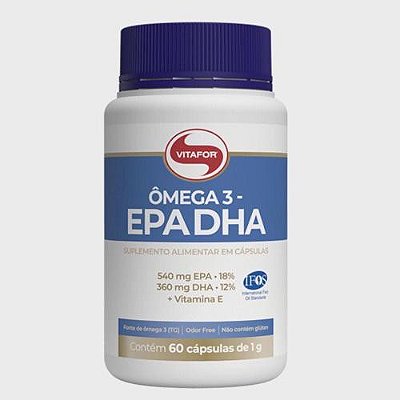 ÔMEGA 3 EPA DHA - 60 CÁPSULAS - VITAFOR