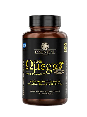 SUPER ÔMEGA 3 TG 60 CÁPSULAS - ESSENTIAL NUTRITION