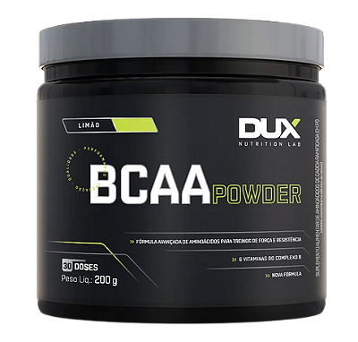 DUX - BCAA POWDER LIMÃO - POTE 200G