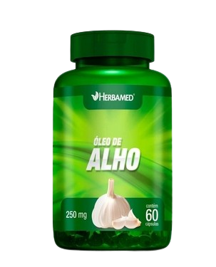 ÓLEO DE ALHO 60 CAPSULAS - HERBAMED