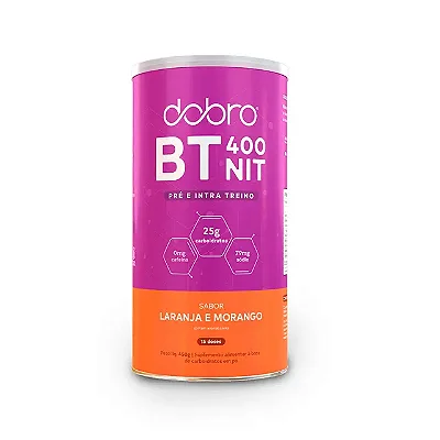 DOBRO - BT NITRATO SABOR LARANJA COM MORANGO 450G