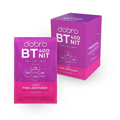 DOBRO - BT NITRATO SACHE - PINK LEMONADE COM CITRULINA