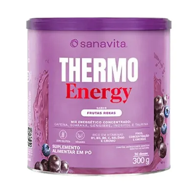 SANAVITA - THERMO ENERGY - FRUTAS ROXAS 300G