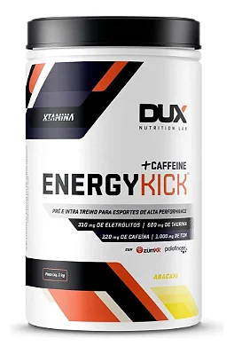 DUX NUTRITION - ENERGY KICK CAFFEINE ABACAXI - POTE 1000G