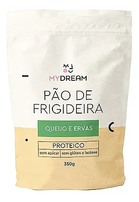 MYDREAM - PÃO DE FRIGIDEIRA QUEIJO E ERVAS 350G