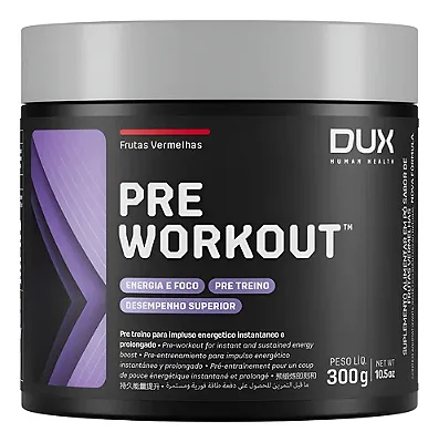DUX NUTRITION - PRE WORKOUT ORIGINAL PINK LEMONADE - POTE 300G