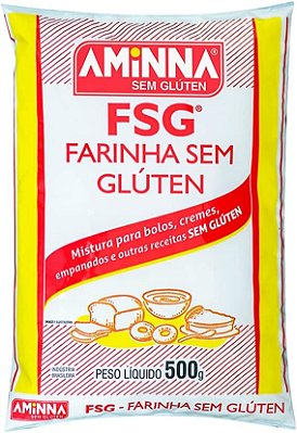 AMINNA - FSG FARINHA SEM GLÚTEN 500 GR