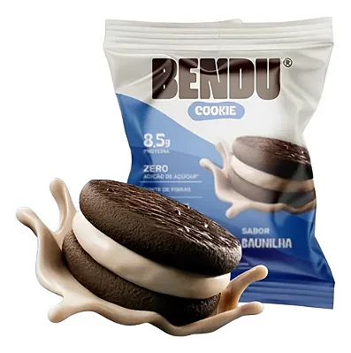 BENDU - COOKIES RECHEADO - CHOCOLATE COM BAUNILHA