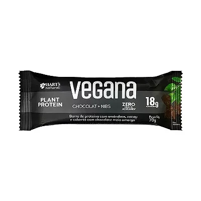 HARTS - VEGANA CHOCOLATE NIBS ZERO 70G