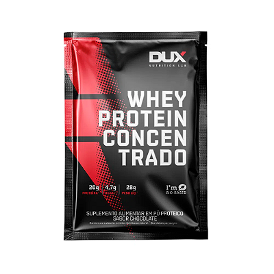 DUX NUTRITION - WHEY PROTEIN CONCENTRADO SACHÊ - CHOCOLATE BRANCO