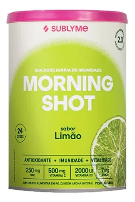 SUBLYME - MORNING SHOT LIMÃO 144G