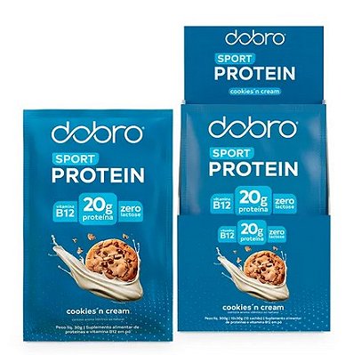 DOBRO - SPORT PROTEIN SABOR COOKIES SACHÊ - UNIDADE