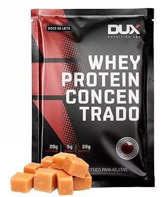 DUX NUTRITION - WHEY PROTEIN CONCENTRADO SACHÊ - DOCE DE LEITE