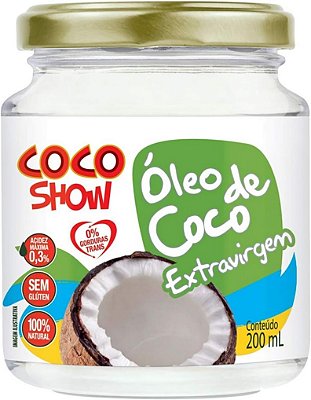 COPRA - COCO SHOW ÓLEO COCO EXTRA VIRGEM 200ML