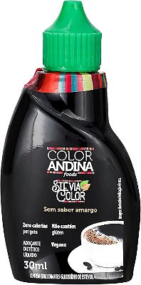 STEVIA - ADOÇANTE STEVIA 30ML COLOR ANDINA
