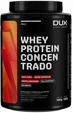 DUX NUTRITION - WHEY PROTEIN CONCENTRADO COCO - POTE 900G