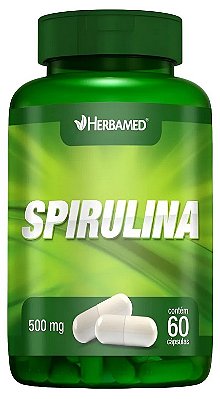 HERBAMED - SPIRULINA 60 CÁPSULAS 500MG