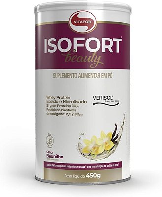 VITAFOR - ISOFORT BEAUTY 450G BAUNILHA