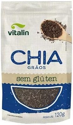 VITALIN - GRÃOS CHIA INTEGRAL 120G