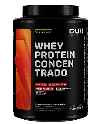 DUX NUTRITION - WHEY PROTEIN CONCENTRADO 900G - TORTA DE LIMÃO