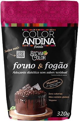 COLOR ANDINA - ADOÇANTE CULINÁRIO 320G ZERO - FORNO E FOGAO