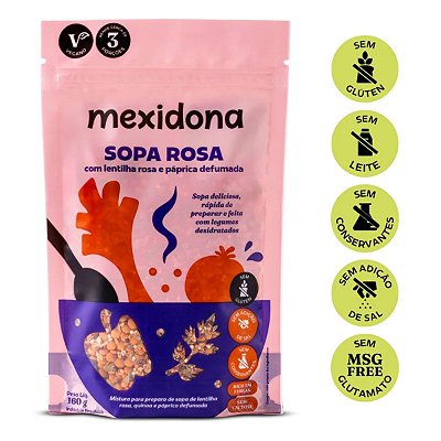 MEXIDONA - SOPA ROSA 160G