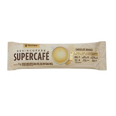 SUPER NUTRITION - DESINCOFFEE SUPERCAFE 10G CHOCOLATE BRANCO