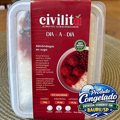 CIVILITÁ - MARMITA DE ALMONDEGA 350G